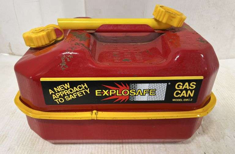 Explosafe gas can - Albrecht Auction Service