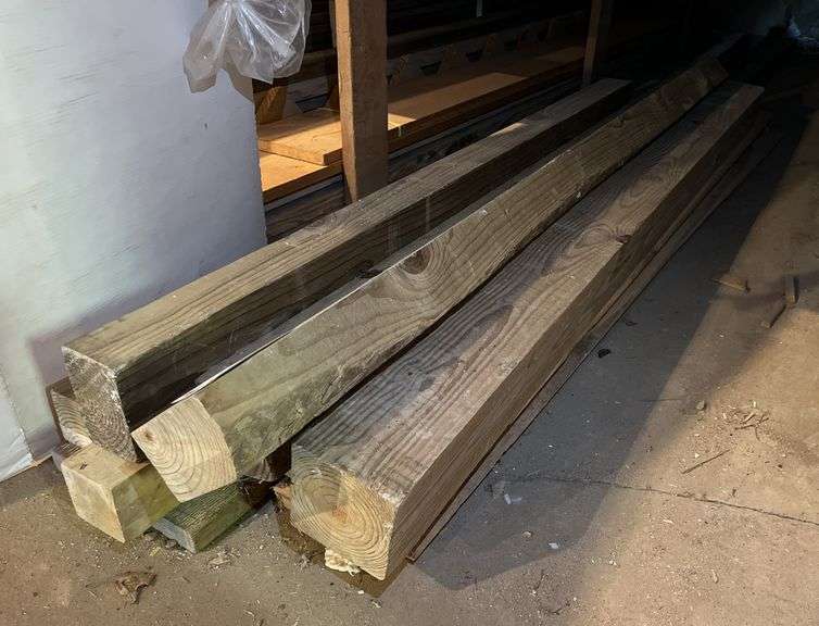 Group of Treated Posts - Albrecht Auction Service