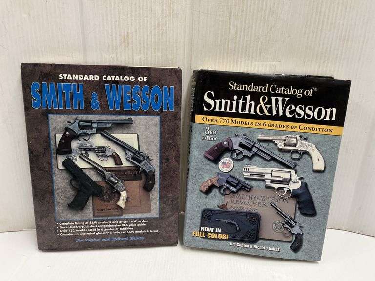 (2) "Standard Catalog of Smith & Wesson" Books Albrecht Auction Service