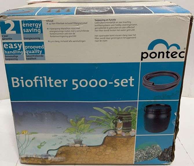 Dontee biofilter kit 5000, pond filteration system, box- 15