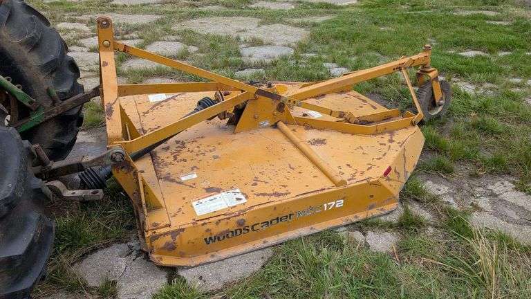 Woods Cadet MDC172 3-pt. Mower, 72" Cut, Ser. No. 1337
