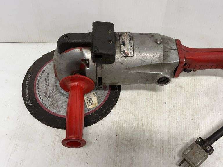 Handheld grinder motor, Milwaukee 5000 RPM, 130 AMPS, 9