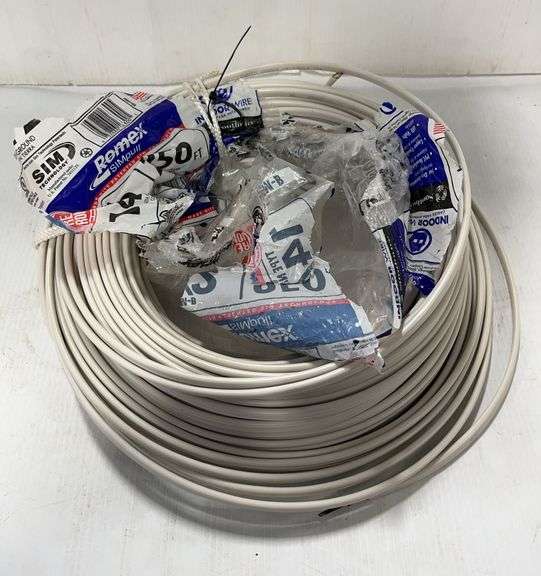Round Romex Wire Romex copper house wire with ground, by Sim, 250', 14/2, Type NM-B, new ...