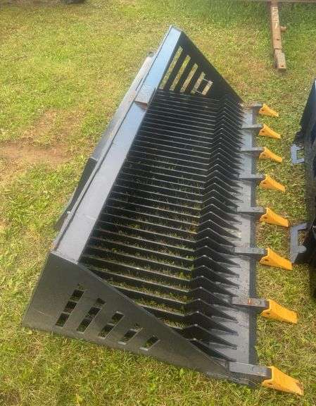 LandHonor 84" Rock Bucket with 2" Spacing on Separation Bars, Model RB-14-84W, Unused Condition, New, NOTE: No Sunday Pick-Up