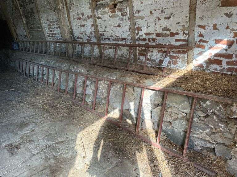 Wooden Ladder Sections, Approximately 18' each