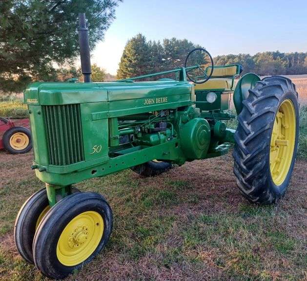 This item Selling ABSOLUTE! ~~~ 1953 John Deere Model 50 Tractor, Serial No. 5006770