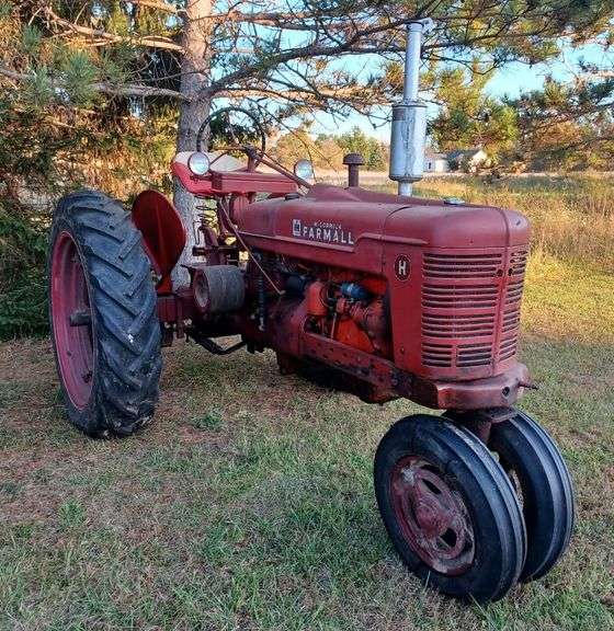 This item Selling ABSOLUTE! ~~~ 1950 Farmall Model H Tractor, Serial No. 343673