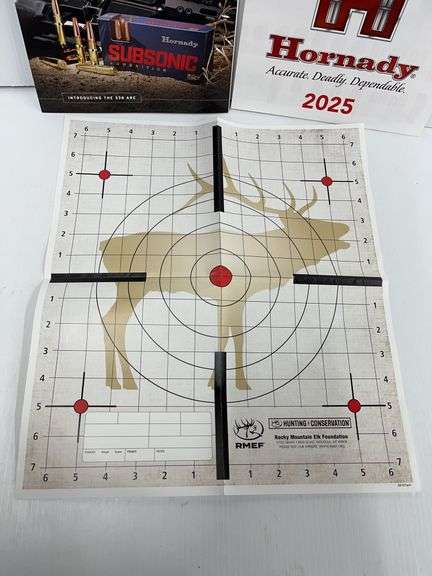 Original Rmef Sticker Two Sided S1. Ammunition S2. Bullets Poster, 24