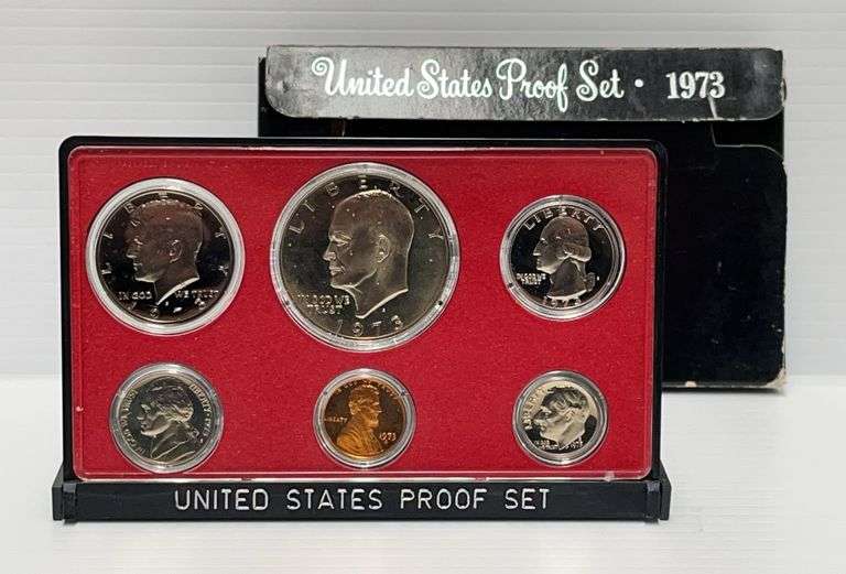 1973 US proof set - Albrecht Auction Service