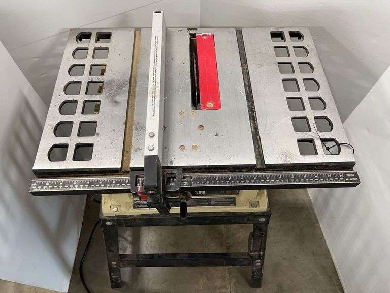 Pro tech table saw on stand, 10" blade x 35"H, used, works great ...