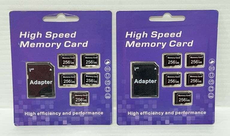 (10) High-speed memory card, 256 MB, with adapter, NIP - Albrecht ...