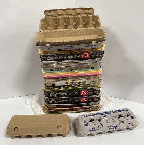 (35) 12-Count egg cartons - Albrecht Auction Service