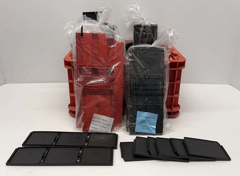 Milwaukee Packout Crate with (10) Tool Boxes and Bins for Packout System