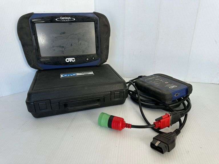 OTC Genisys Touch Model 561301; OTC Genisys Touch Model MRVCI.  Comes with hard plastic case.  Untested, not sure if complete.  As Is.