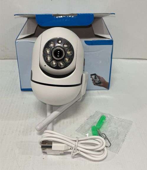 Rotating wireless camera, HD AI motion detection, 2-way voice, full ...