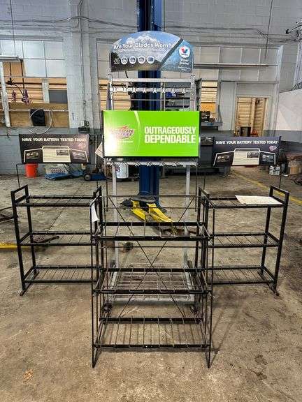 (4)-Pieces of Product Shelving