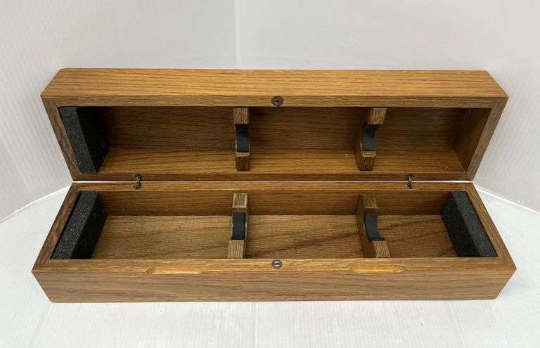 Oak Redfield Scope Box, Interior will Fit a 16