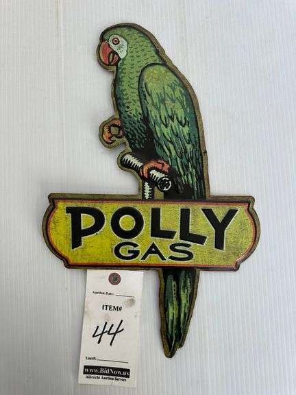 Polly Gas Reproduction Metal Sign