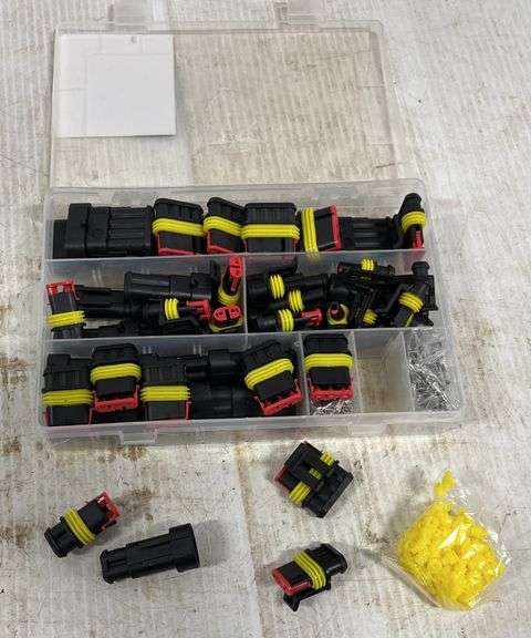 352-Piece quick connect electrical connector kit, nylon insulated with ...