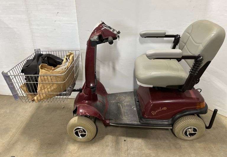 Rascal 600 mobility scooter, new battery, left rear tire has a slow ...