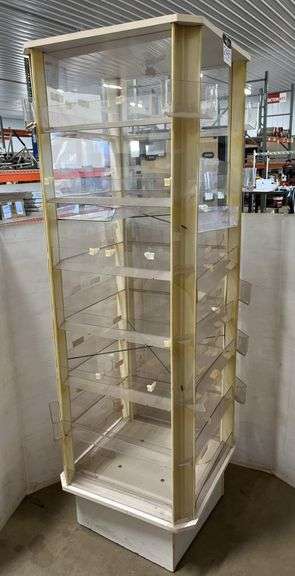 Plastic display rack, 23