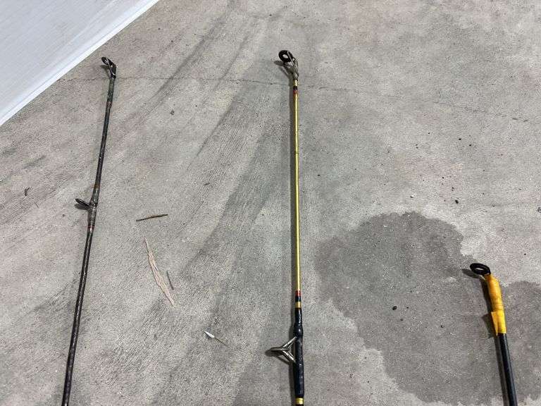 (4) Rods, includes: 2- Graphite, good - Albrecht Auction Service