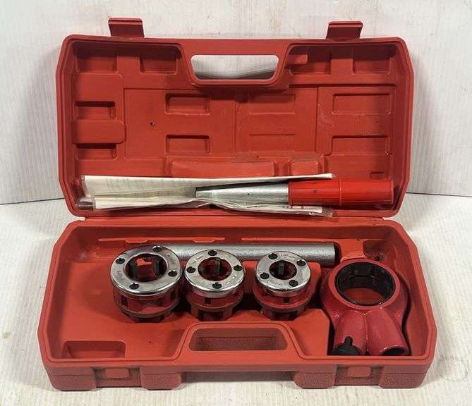 Pipe threading kit, sizes: 1