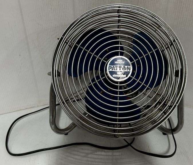 Patton all metal fan, 14", tested and works - Albrecht Auction Service