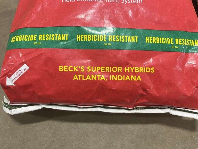 (2) Bags of Beck's corn seed with escalate yield enhancement, herbicide