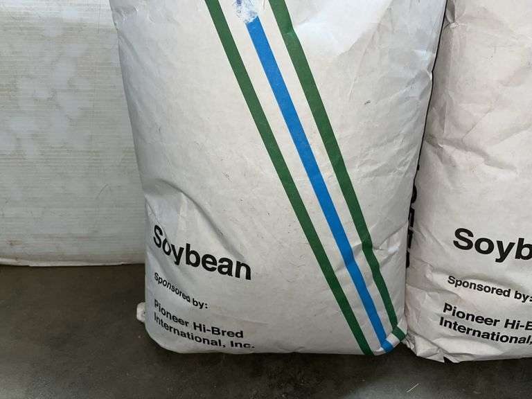 (2) Bags of Pioneer soybean seed, from last year Albrecht Auction Service