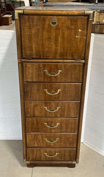 Older Drexel tall chest with flip-up mirror, 21