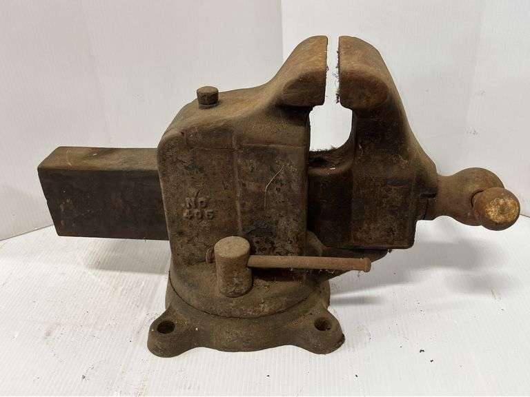 Large Reed Mfg. Co. vise, 5