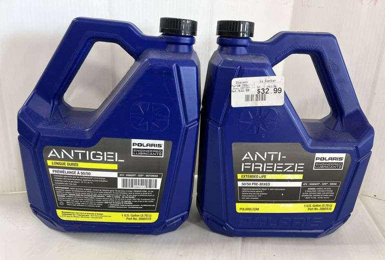1 1/3gallon of Polaris antifreeze, premixed Albrecht Auction Service