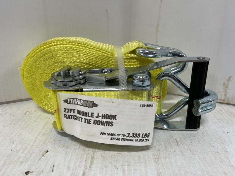Performax ratchet tie-down, 27'L, 3,333 lb. capacity, new - Albrecht ...