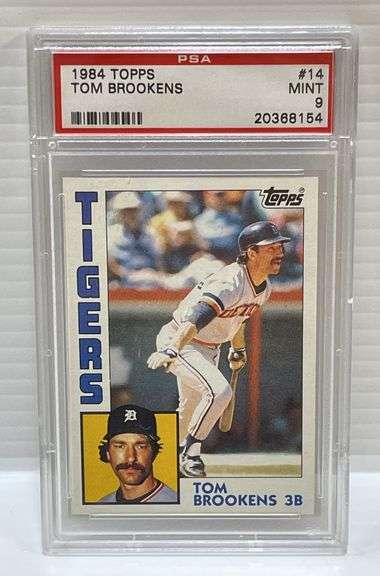1984 Topps #14 Tom Brookens Card