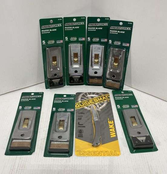 (7) Razor blade scrapers, each comes with five blades, lifetime ...