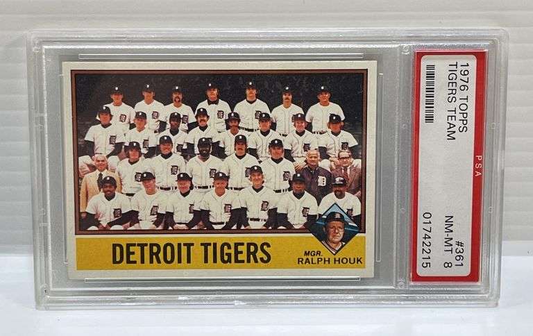 1976 Topps #361 Detroit Tigers Team Card