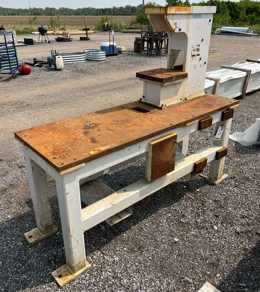 Heavy duty press table or welding table, 24