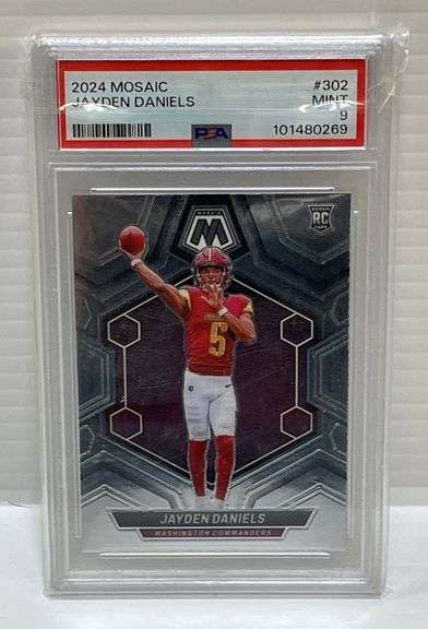 2024 Panini Mosaic #302 Jayden Daniels Rookie Card