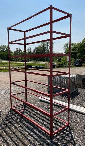 6-Tier steel shop storage rack, 72