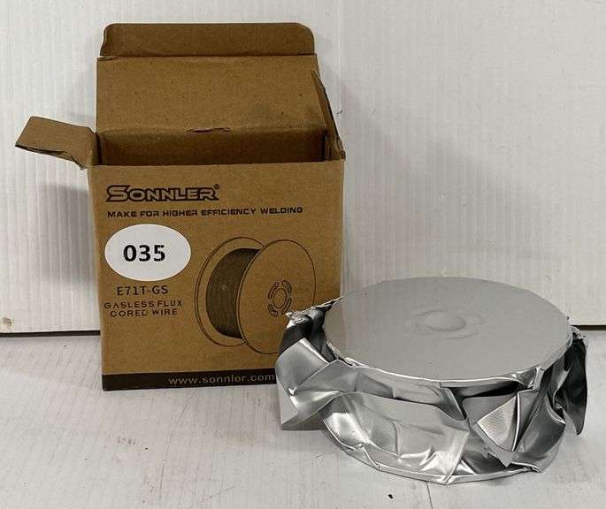 0.035 Flux Core Welding Wire, 3 Spools E71T-GS Low Splatter Gasless Carbon Steel Mig Welding Wire Compatible With HF Fourney Harbor Welder(3 PACK - View #9