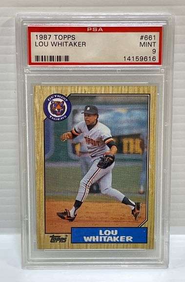 1987 Topps #661 Lou Whitaker Card