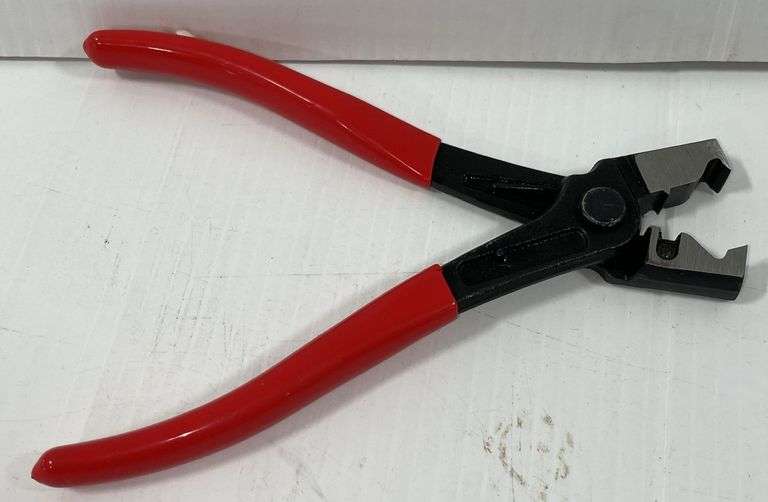 Clic R Type Tnisesm Clic-R type hose clamp pliers, ergonomic red and black grips ...