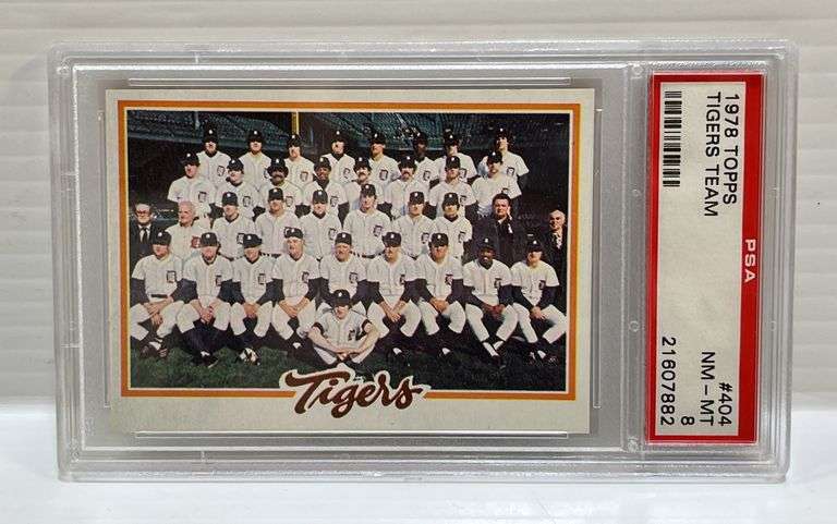 1978 Topps #404 Detroit Tigers Team Card