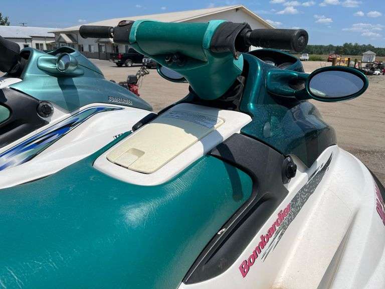 2) Sea-Doo Bombardier jet skis, 1996 and 2000 model years