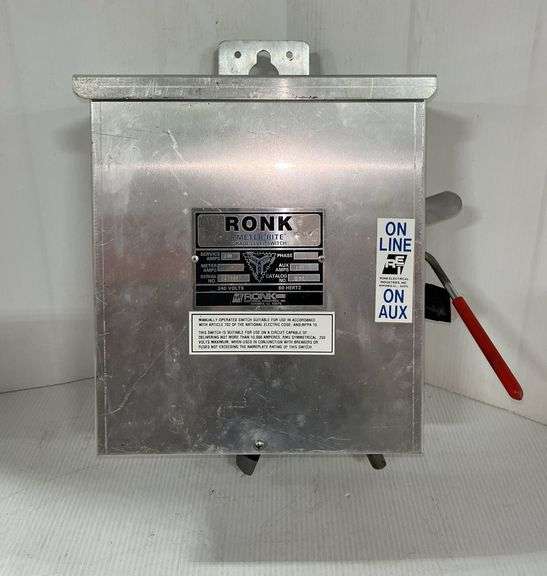 Emergency power switch box, 12
