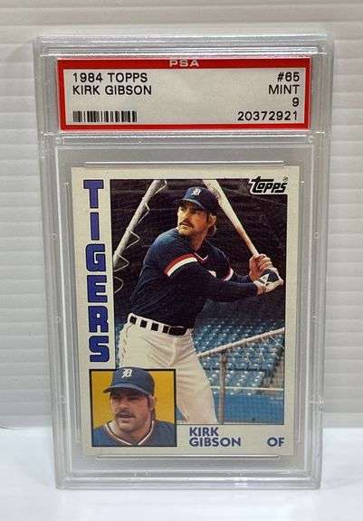 1984 Topps #65 Kirk Gibson Card