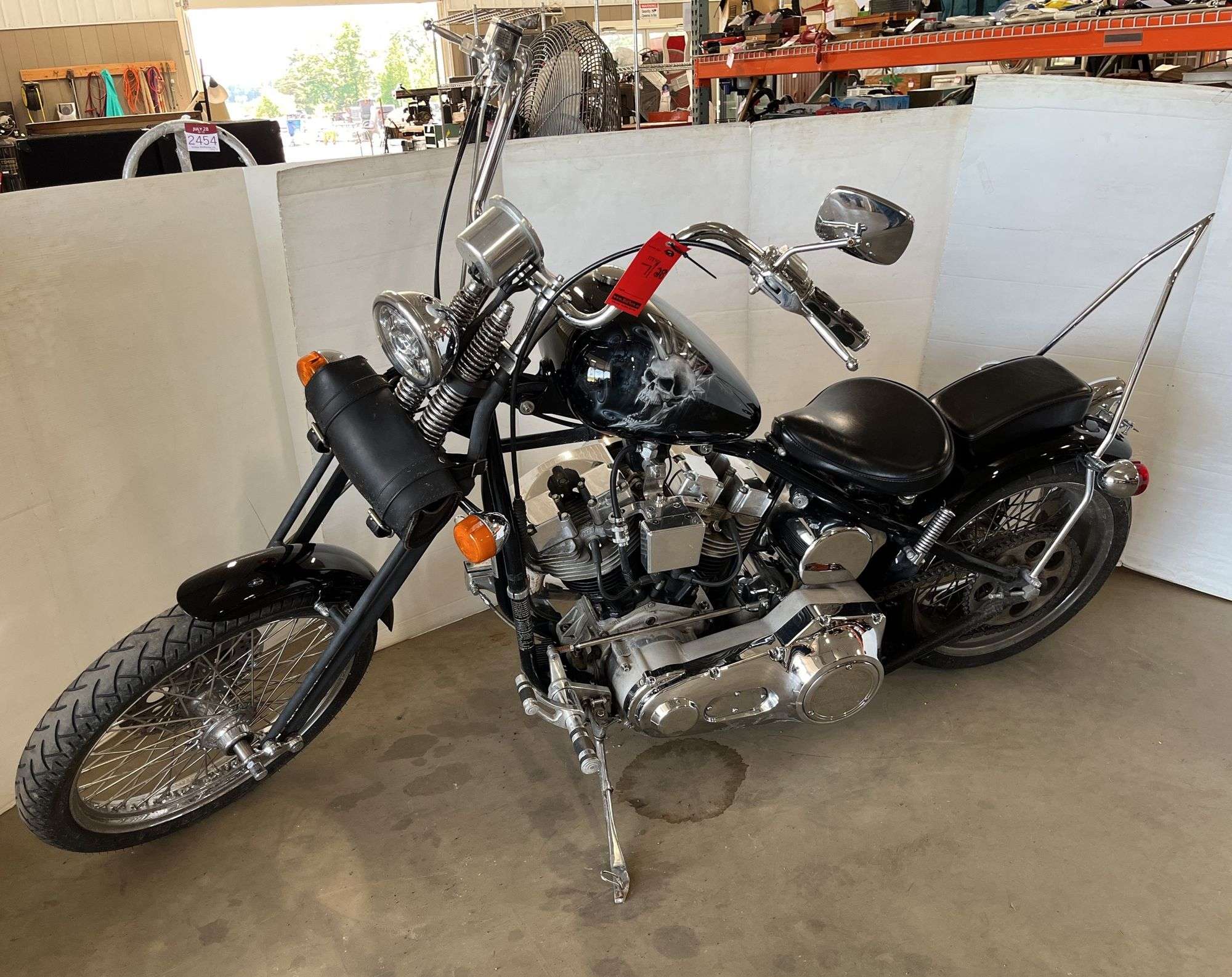 ⏱SALE！テキサスロングホーン　牛　角　バッファロー　スカル アメリカン 2006 Titan Hardtail with Springer front end, VIN