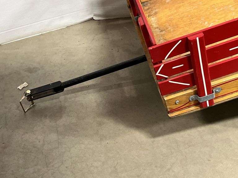 4-Wheel stake rack utility trailer, 41