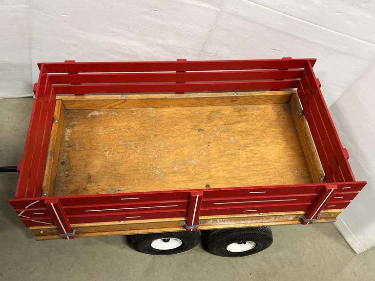 4-Wheel stake rack utility trailer, 41